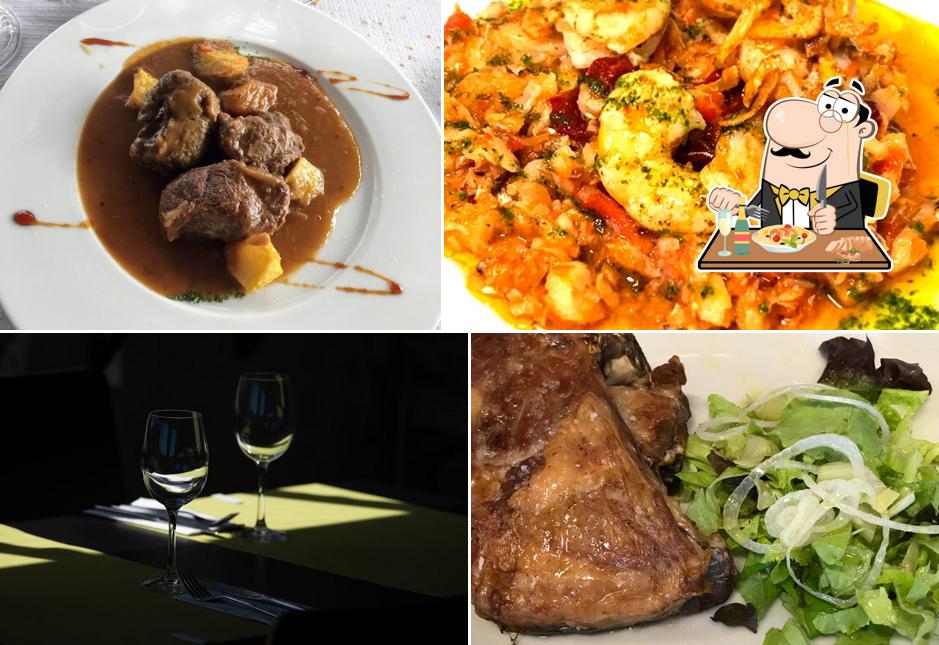 Sarbil review photo with meat stew and roast pork dishes