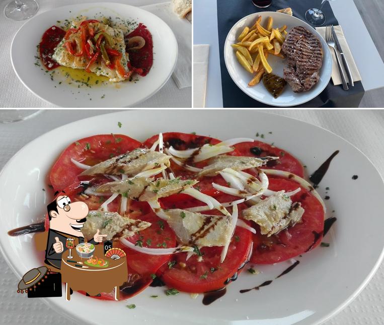 Sarbil review photo with peppers and plated dishes